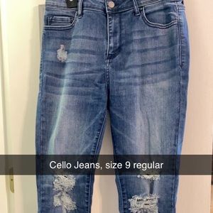 Cello destroyed skinny jeans
